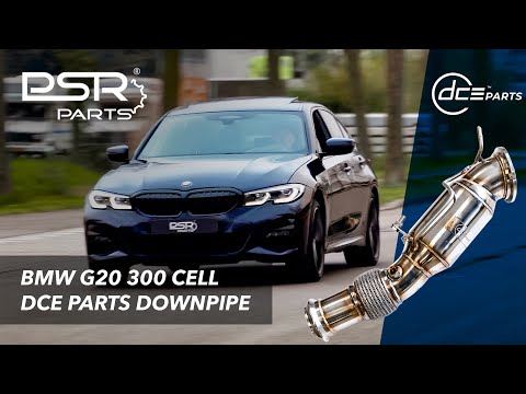 BMW G20 330e || DCE Parts 300 Cell Downpipe & Stock Exhaust
