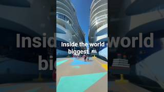 inside The World's Biggest Cruise ship 🚢 #ship #shorts