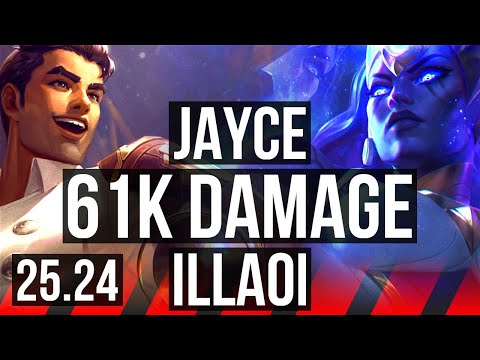 JAYCE vs ILLAOI (TOP) | 61K damage | KR Master | 25.24