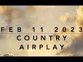 Billboard Top 60 Country Airplay Feb 11 2023