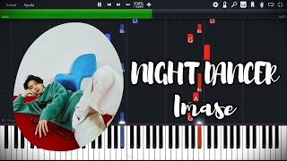 NIGHT DANCER | Imase PIANO TUTORIAL SHEET + MIDI in the description)#imase