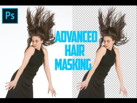 How  to make advanced hair selection in Adobe Photoshop CC 2018