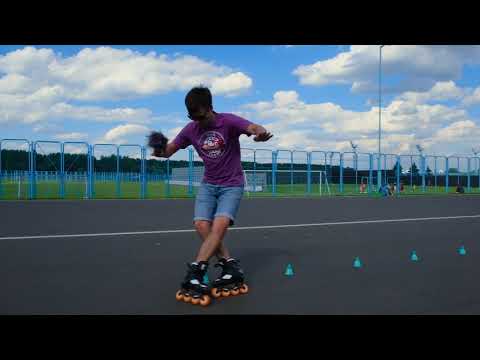 SLALOM - FUN MOVES - ADVANCED LEVEL - Stylish turn to Crazy between cones