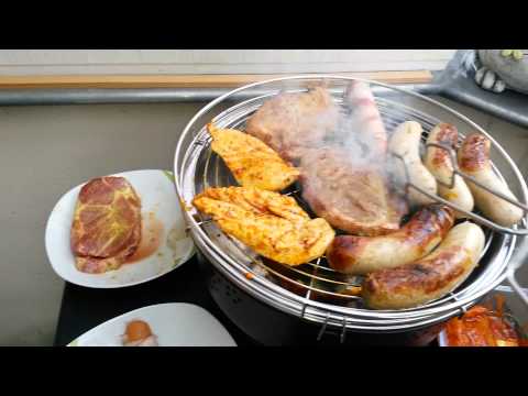 Wedermann Grill in Aktion