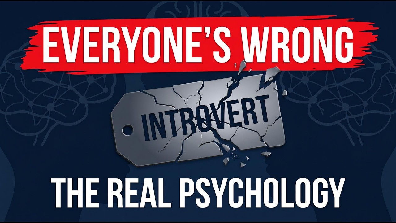 Watch: You're Probably Not an Introvert: What the Psychology Actually Says