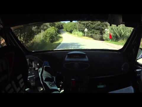 Cameracar Rally Città di Pistoia 2014 Lugano-Pozzi Clio R3 - PS 7