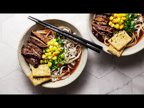 Japanese Style Vegan Shoyu Ramen Bowl