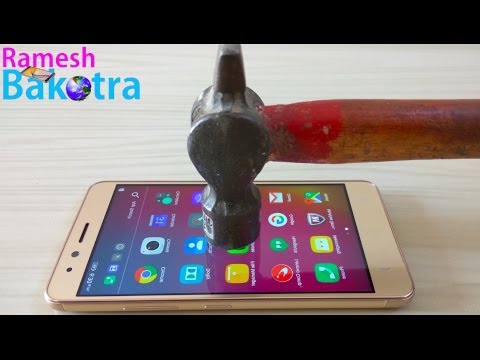 Lenovo K6 Power Screen Scratch Test Gorilla Glass