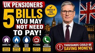 🚨 "5 Bills UK Pensioners Are STILL Paying (But Legally DON'T Have To!)"