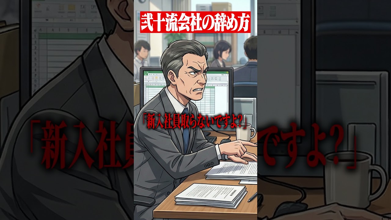 弐十流会社の辞め方