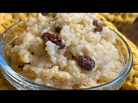 Old Fashioned Rice Pudding!