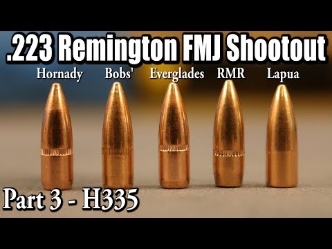 .223 Remington FMJ Shootout - Part 3 - H335