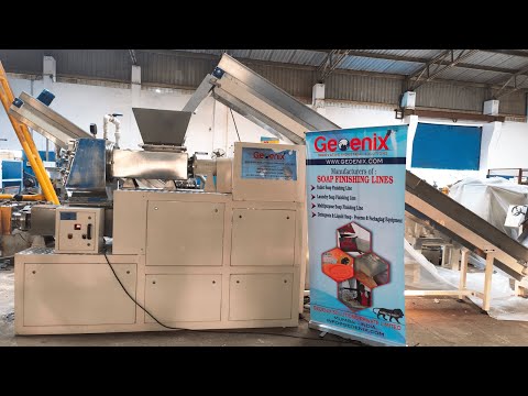 Duplex vacuum soap plodder, production capacity: 200 kg per ...