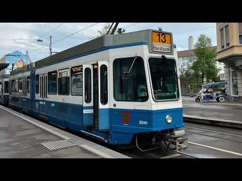 Mit 2041+2042 von Limmatplatz - Escher-Wyss-Platz