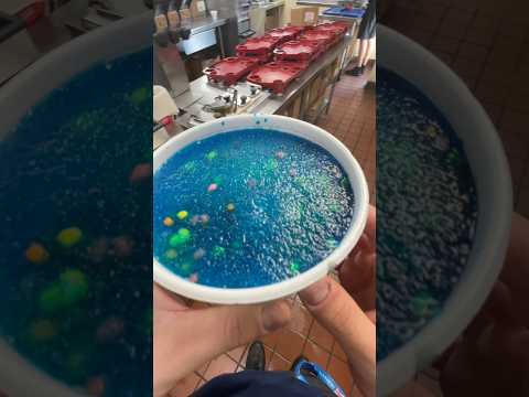 Blue🥶coconut🥥 slush #food #foryou