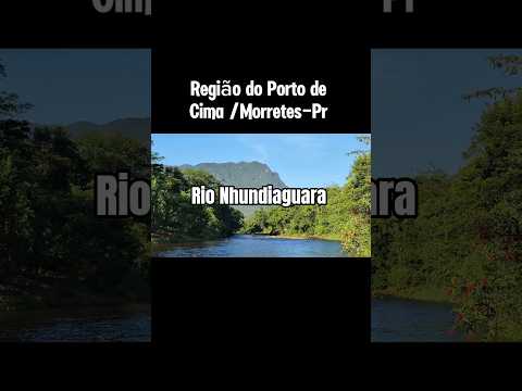 Pico do Marumbi visto do rio  Nhundiaquara, (Porto de Cima / Morretes-Pr).