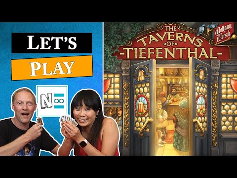 Let's Play THE TAVERNS OF TIEFENTHAL -  Board Game Playthrough