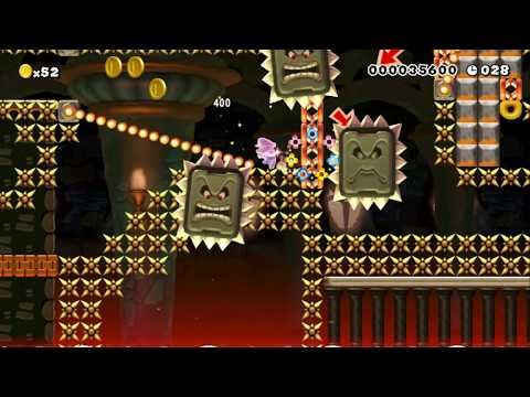 失われし　主の城から　脱出せよ！！【4】 by めつん - SUPER MARIO MAKER - NO COMMENTARY 1ax