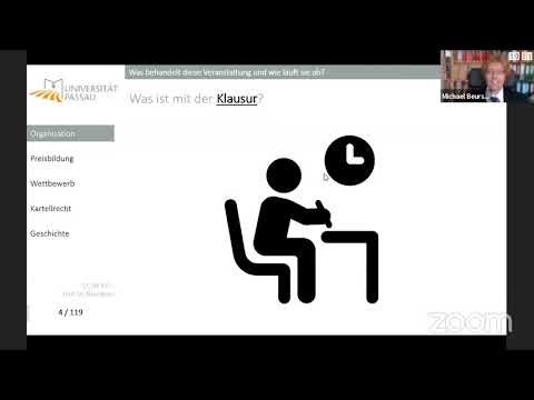 Kartellrecht 01 - Grundlagen (22.04.2020, 09:00 Uhr)