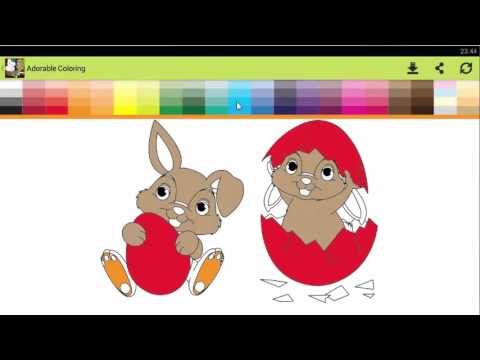 Adorable Coloring:Rainbow dash Video