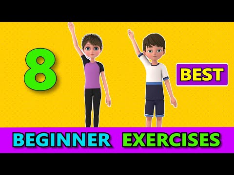 8 BEGINNER FITNESS EXERCISES FOR CHILDREN - START WORKING OUT