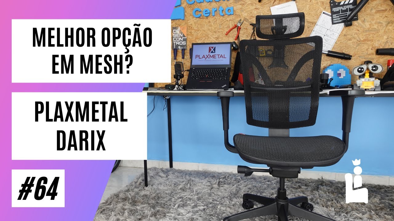 Cadeira em Mesh Darix Plaxmetal