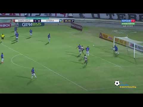 Vinicius Balotelli - 24.02.2021 - Santa Cruz 2 x 0 Vitória-PE - Campeonato Pernambucano - 1ª Rodada