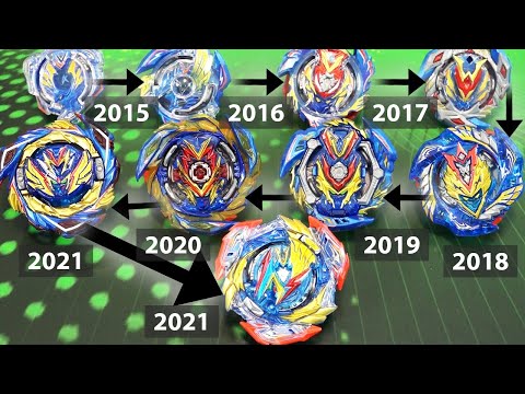 VALKYRIE TIMELINE BATTLE! | 2015-2021 Ultimate Valkyrie VS ALL Valkyrie Evolutions | Beyblade Burst