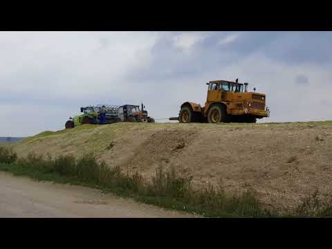 Akcja kukurydza 2018 w Brzysko-Rol - Wciąganie na pryzmę 3