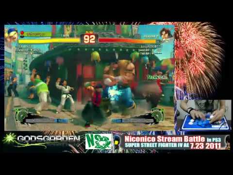 SSF4 AE: Momochi (Yun) vs KojiKOG (Hawk) - Nico Stream Battle PS3 (Top 16)