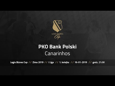 Skrót spotkania PKO Bank Polski - Canarinhos ( Legia Biznes Cup Zima 2019 )