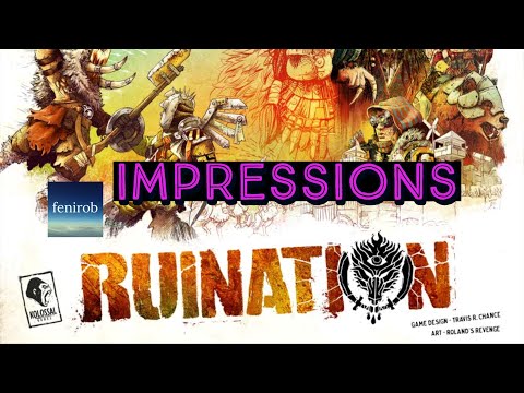 Ruination Board Game | First Impressions