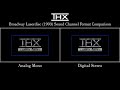 THX Broadway Laserdisc 1993 Sound Channel Format Comparison
