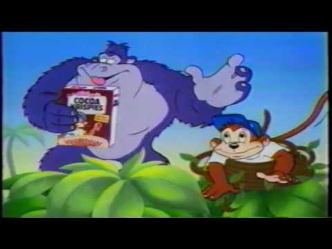 Cocoa Krispies Coco Big Ape Breakfast Cereal TV Commercial