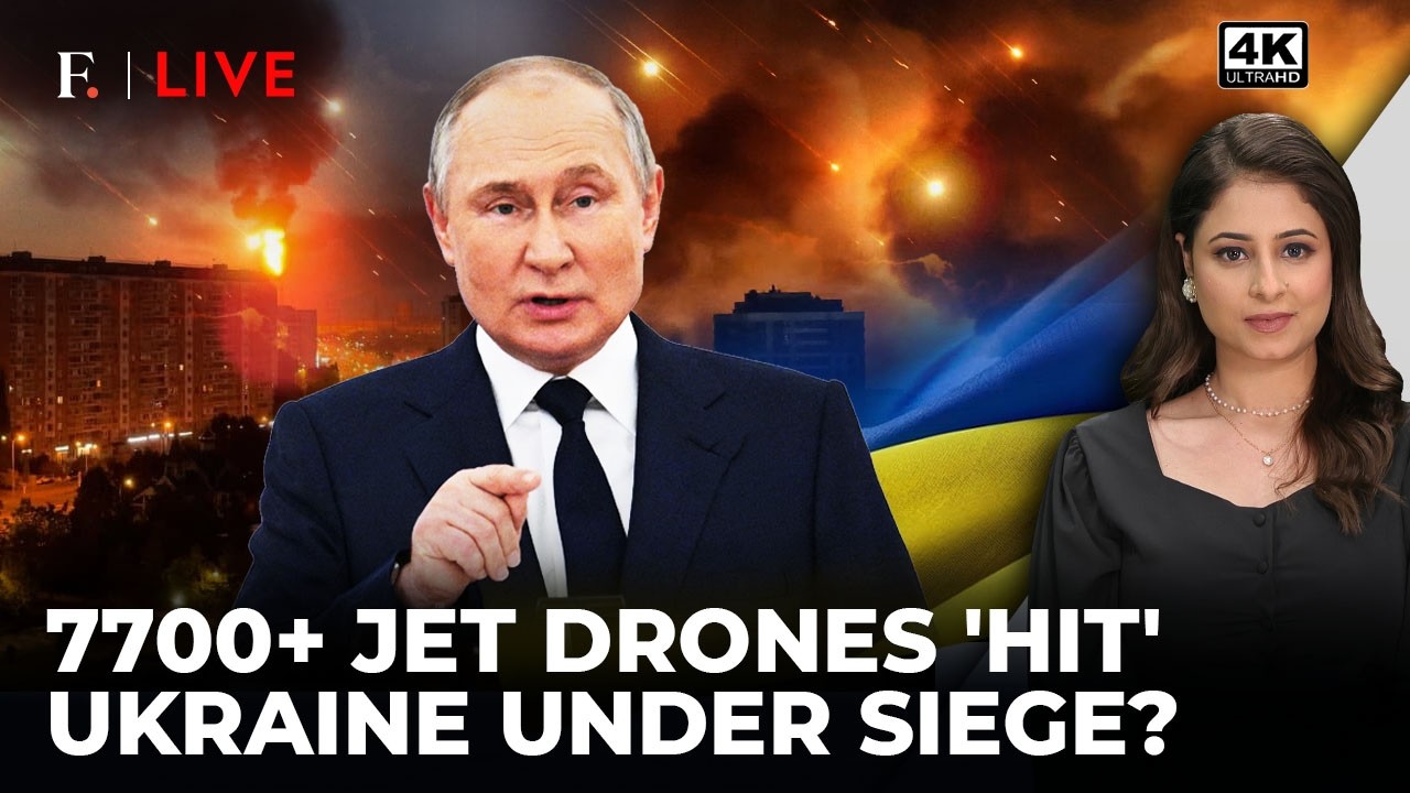 'Impossible To Stop': Ukraine Panics As Russia's Jet-Powered Drones Swarm | Firstpost Live | 4K