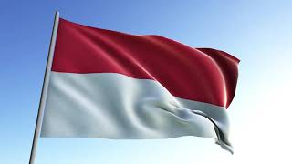 Download lagu Animasi Bendera Indonesia (Merah Putih) Berkibar HD (Looping) mp3