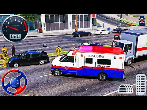 City Ambulance Driving Simulator 3D - Emergency VAN Driver Game | Android Gameplay
