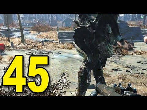 Fallout 4 - Part 45 - DEATHCLAW SURPRISE! (Let's Play / Walkthrough / Gameplay)