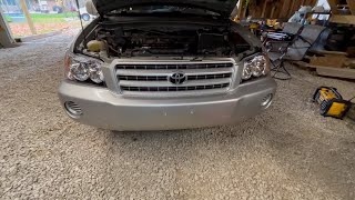 Toyota starter STUCK! - How to remove Highlander Camry Carolla Tacoma starter