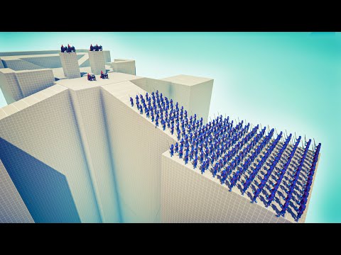 CAN 100x SAMURAI DEFEAT THE CASTLE? - Totally Accurate Battle Simulator TABS