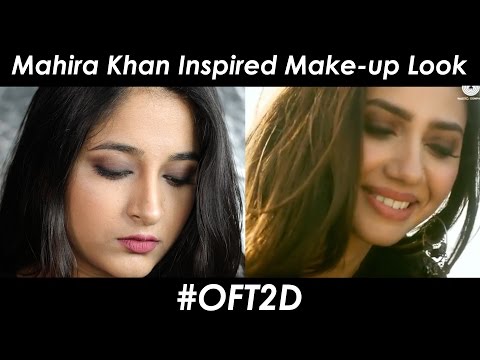 Zaalima Song | Mahira Khan Inspired Makeup Look | Raees माहिरा खान ज़लिमा गीत मेकअप #OFT2D Video