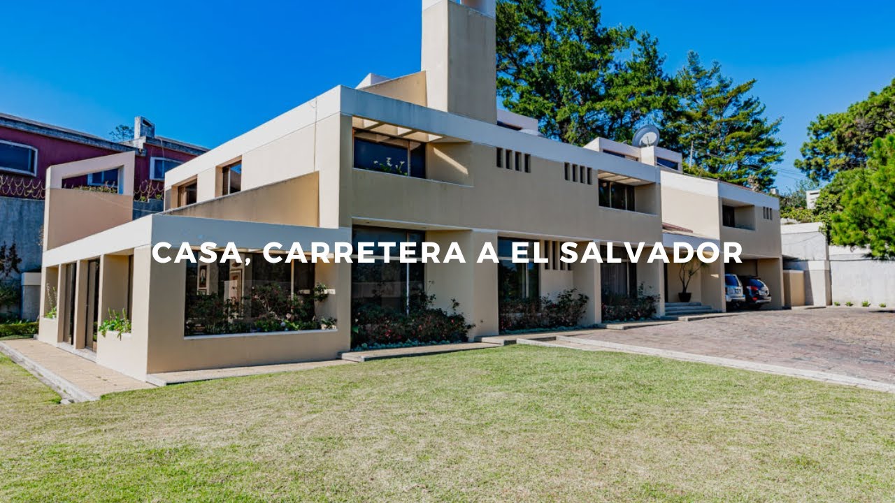 Casa con amplio jardín en Km 16.5 Carretera El Salvador $850,000 | GUATEMALA