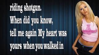 Christina Aguilera   Shotgun Lyrics.mp4