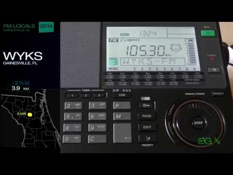 Gainesville Local FM Bandscan (2014)