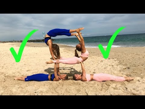 EXTREME YOGA CHALLENGE Older TWINS vs Younger TWINS!