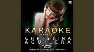 Lady (In the Style of Christina Aguilera) (Karaoke Version)