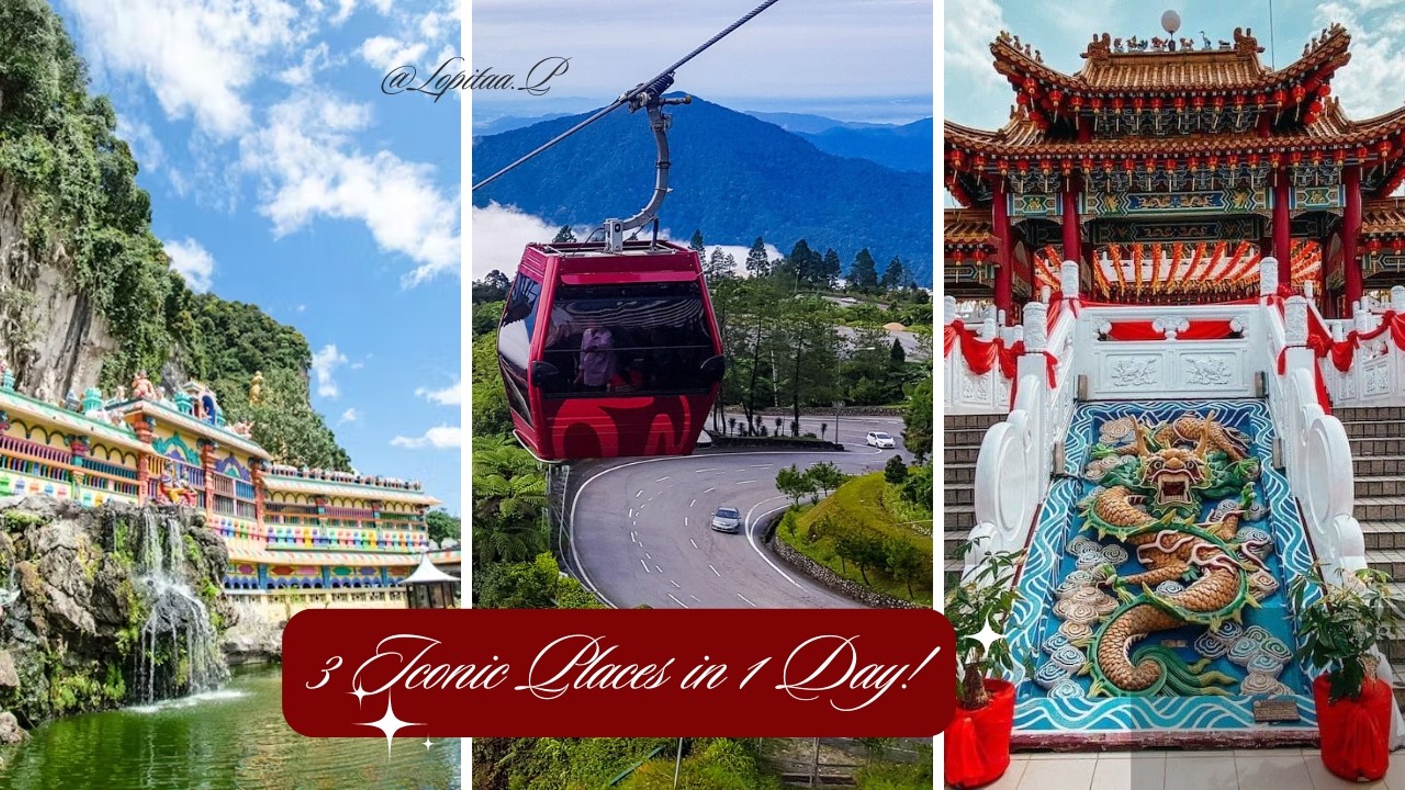 L:33) Batu Caves, Chinese Temple & Genting Highlands Vlog, Swensen’s Ice Cream, SkyAvenue, Cable Car