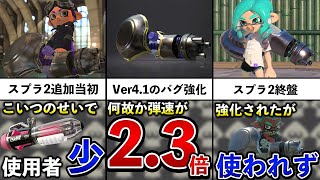 強ブキなのになぜか使われないノーチラスの歴史を追ってみた！【スプラトゥーン3】【解説】