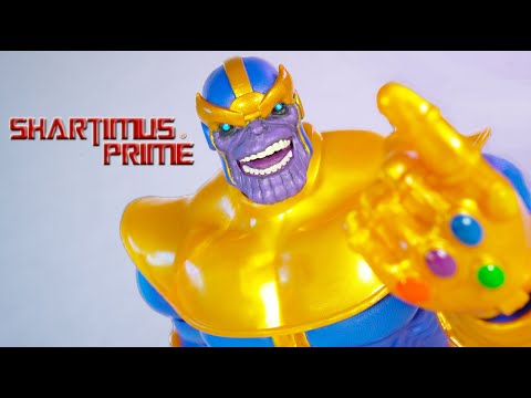 Marvel Legends Thanos Deluxe King Thanos Comic Hasbro Action Figure Review