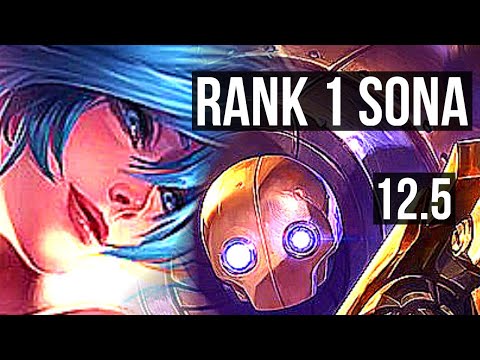 SONA & Ashe vs BLITZ & Jinx (SUP) | Rank 1 Sona, 1.7M mastery, 2/2/18 | JP Challenger | 12.5